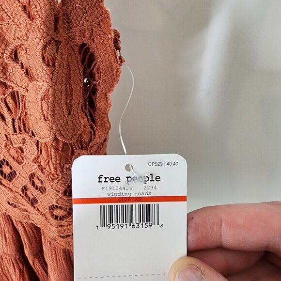 NWT Free People Adella Cami Winding Roads Size XSmall - Picture 8 of 11